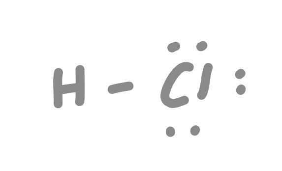Correct Lewis structure for HCl